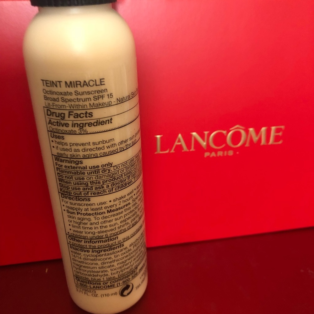 Lancôme TEINT MIRACLE NEW Dram PRO SIZE foundation - Picture 3 of 10